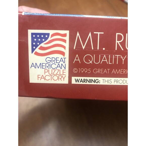 1995 Vintage Mt Rushmore Great American Puzzle Factory #858 COMPLETE - Picture 3 of 6